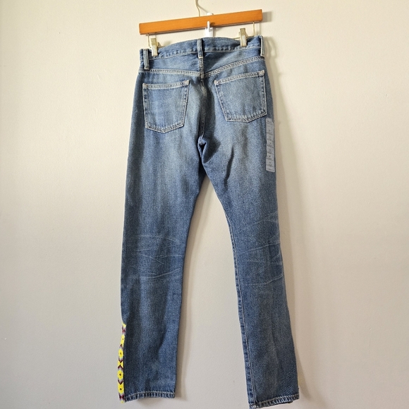 Polo Ralph Lauren Callen High Rise Slim Beaded Jeans Sz 26 Southwestern - Picture 3 of 7